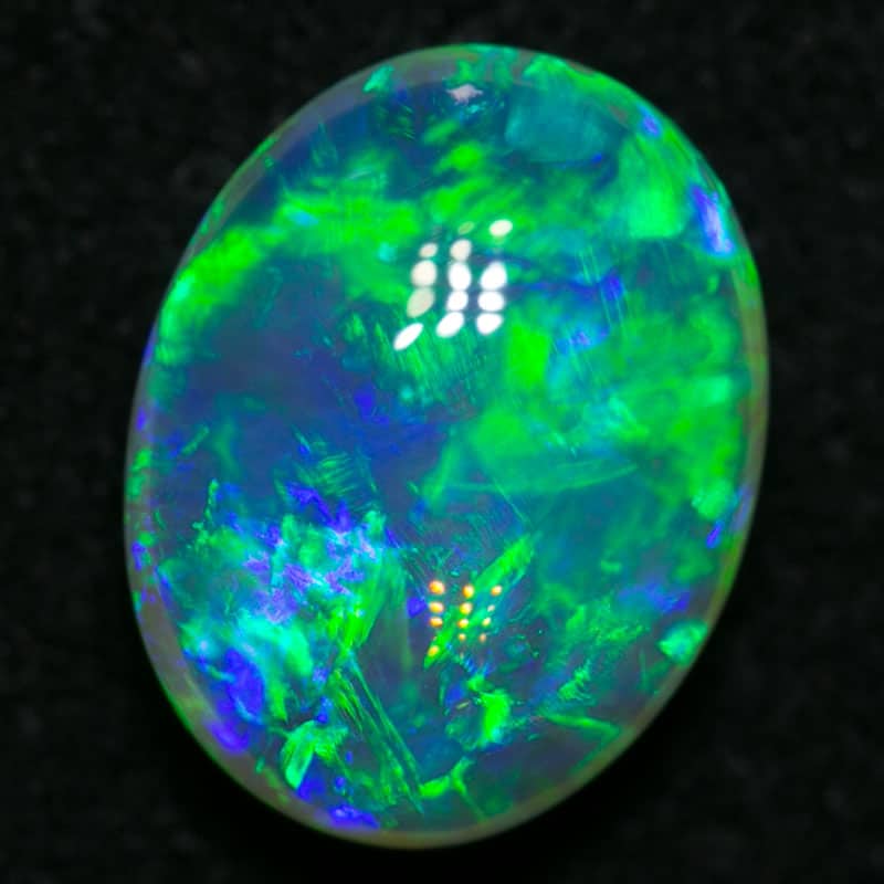 1.61 ct gem double sided crystal opal 9x7x4mm