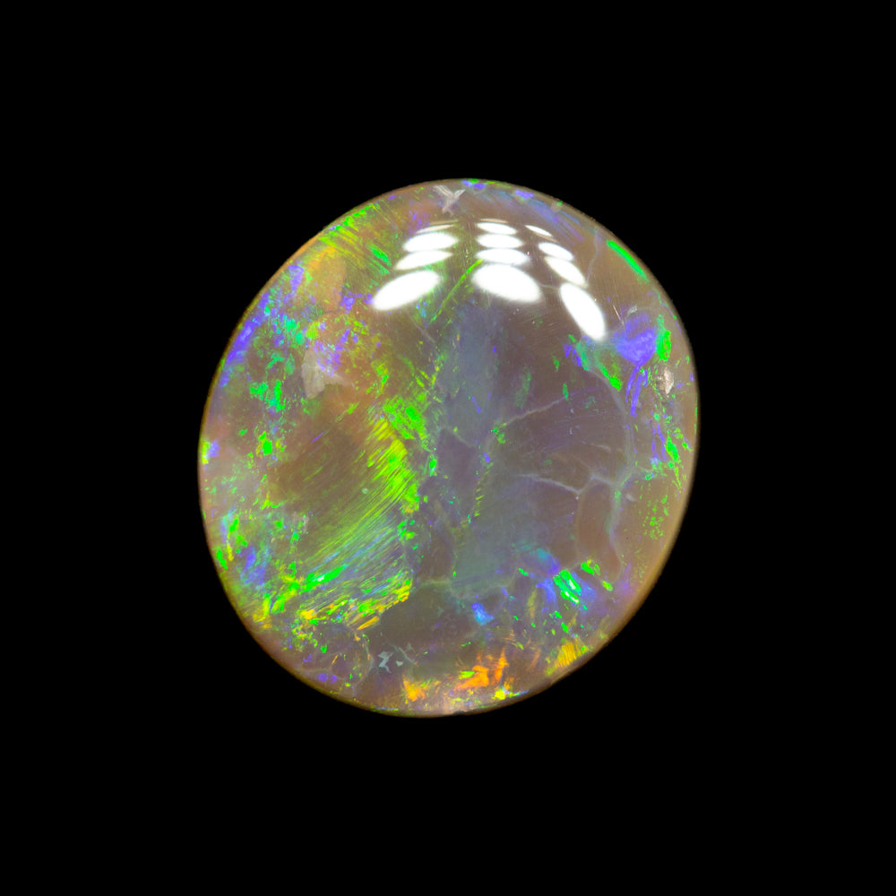 1.64 ct dark opal 10.1x9.1x2.9mm