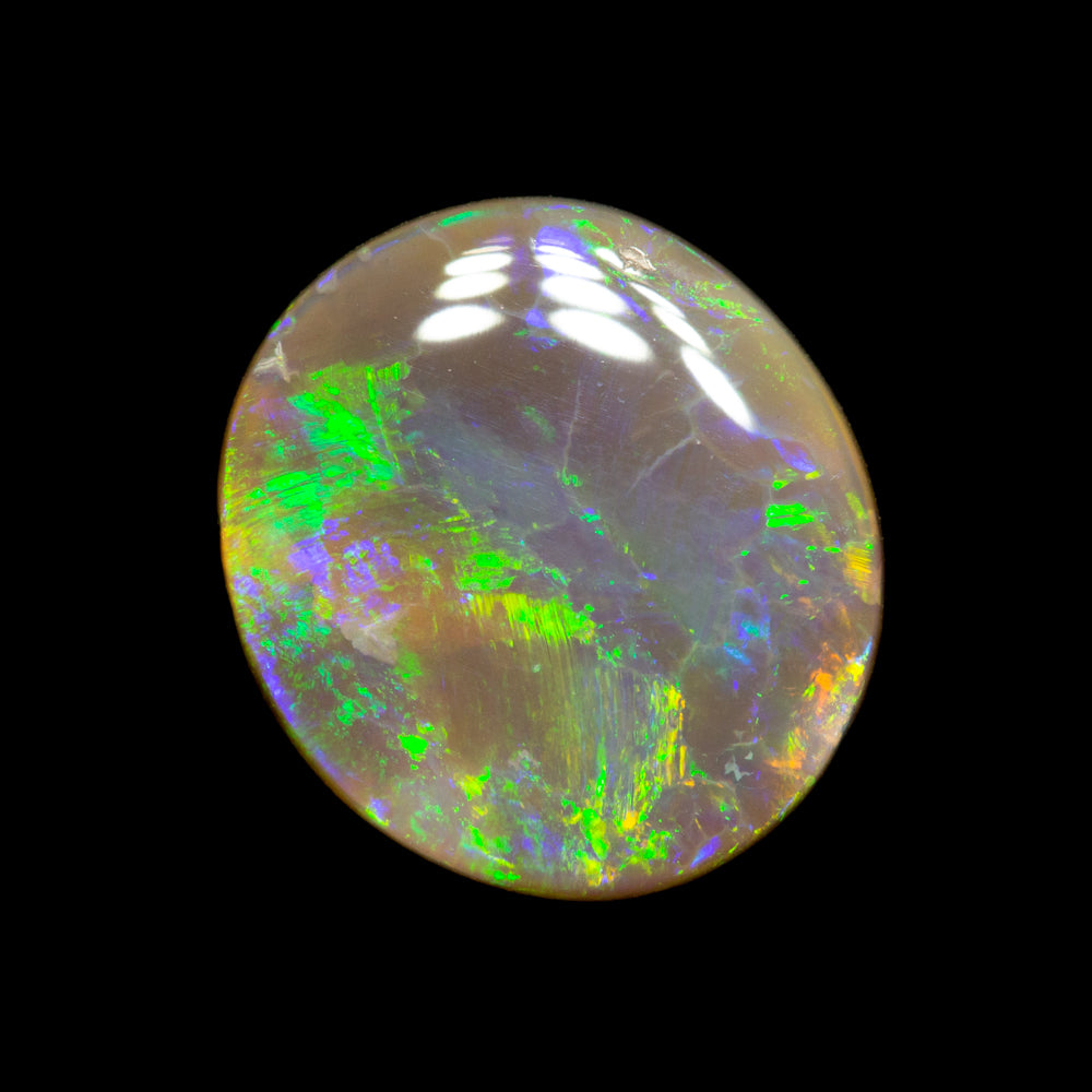 1.64 ct dark opal 10.1x9.1x2.9mm