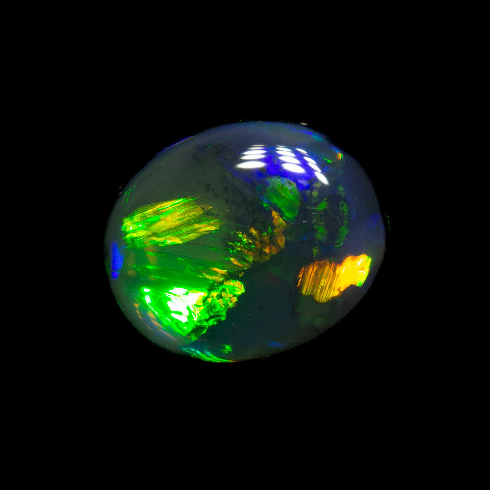 1.66 ct black opal 8.6x7.2x3.9mm