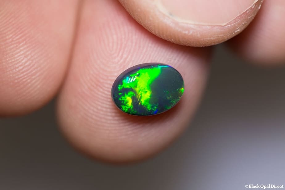 1.68 ct black opal 9.5x6.5x4mm