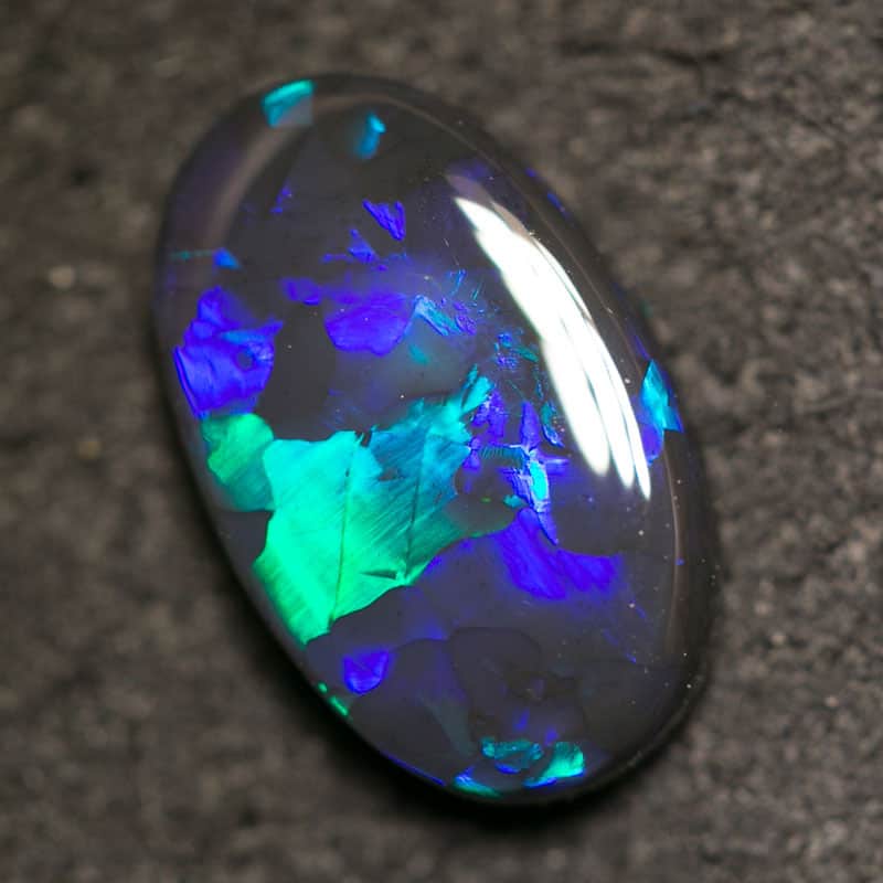 1.68 ct black opal 11x7x3mm