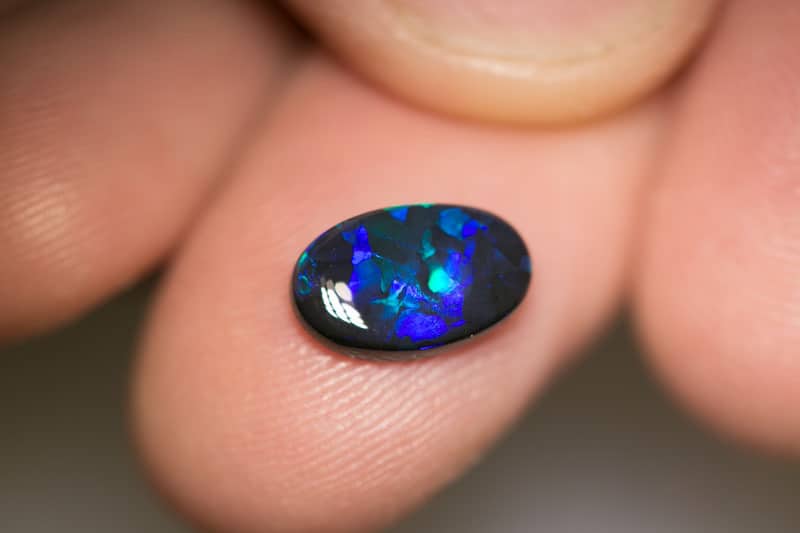 1.68 ct black opal 11x7x3mm