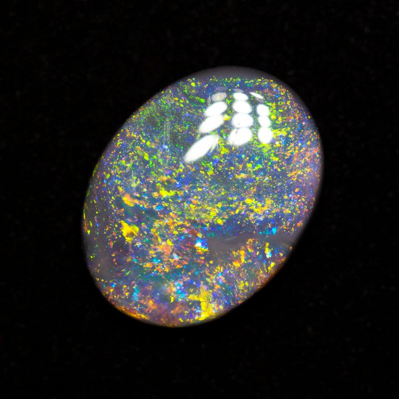 1.70 ct black opal 10.9x8.3x2.8mm