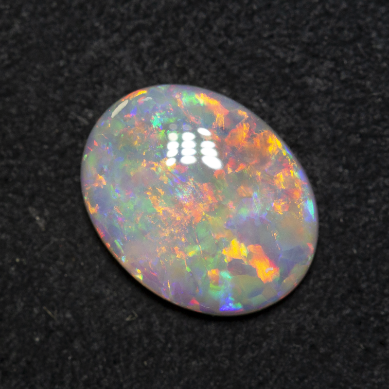 1.70 ct dark opal 10.8x8.5x2.9mm