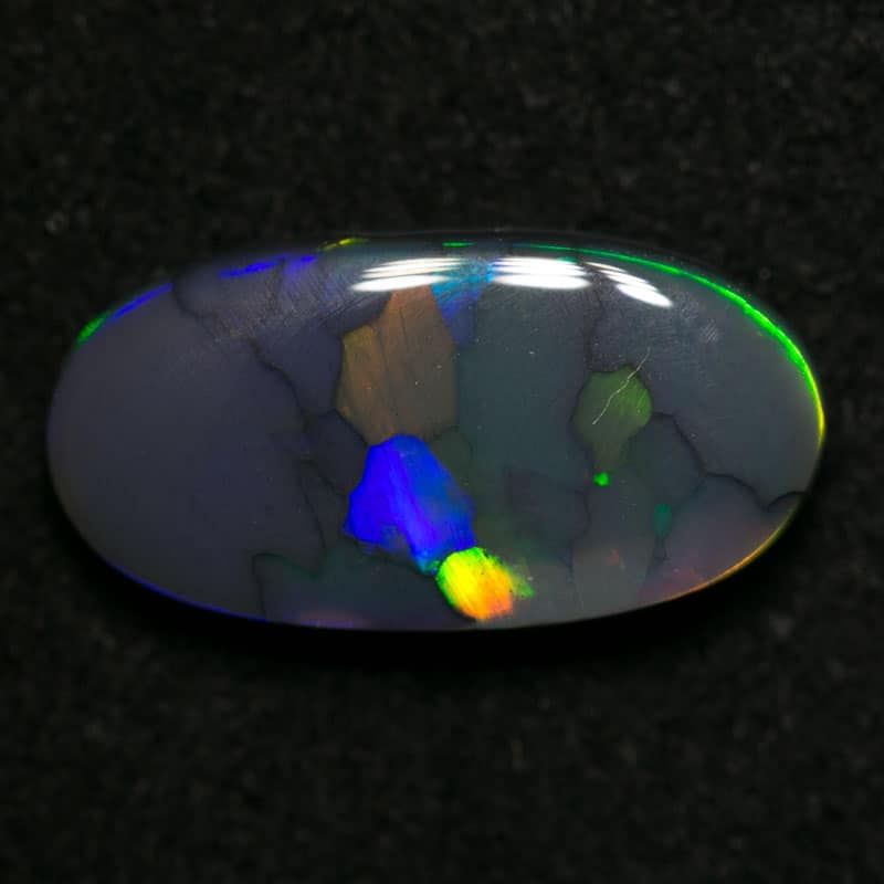 1.70 ct black opal 12x6x3mm