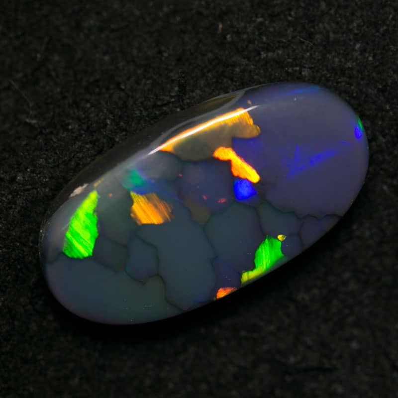 1.70 ct black opal 12x6x3mm