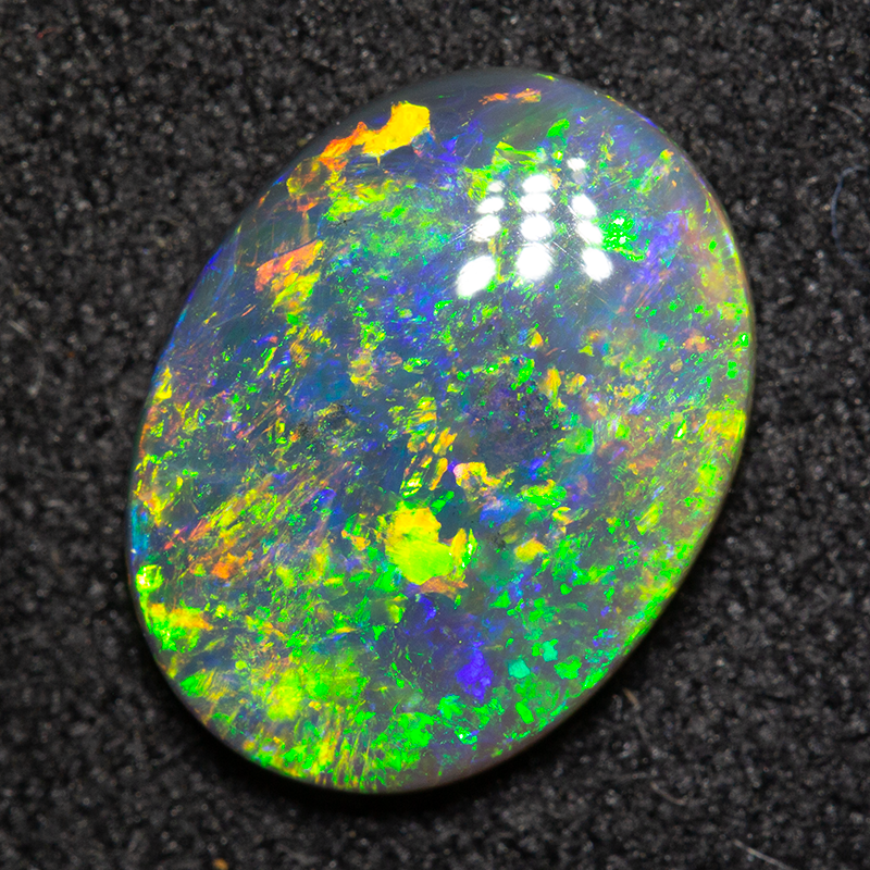 1.71 ct black opal 11.3x8.6x2.6mm
