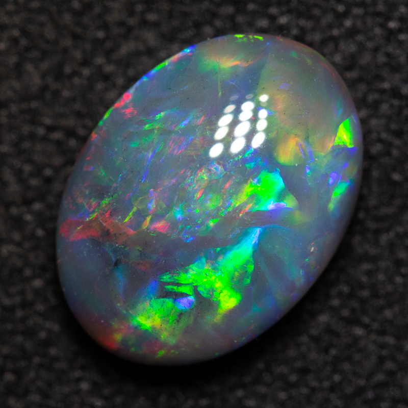 1.72 ct black opal 9.9x7.3x3.8mm