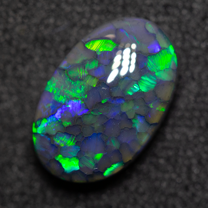 1.75 ct black opal 10.3x6.7x4.1mm