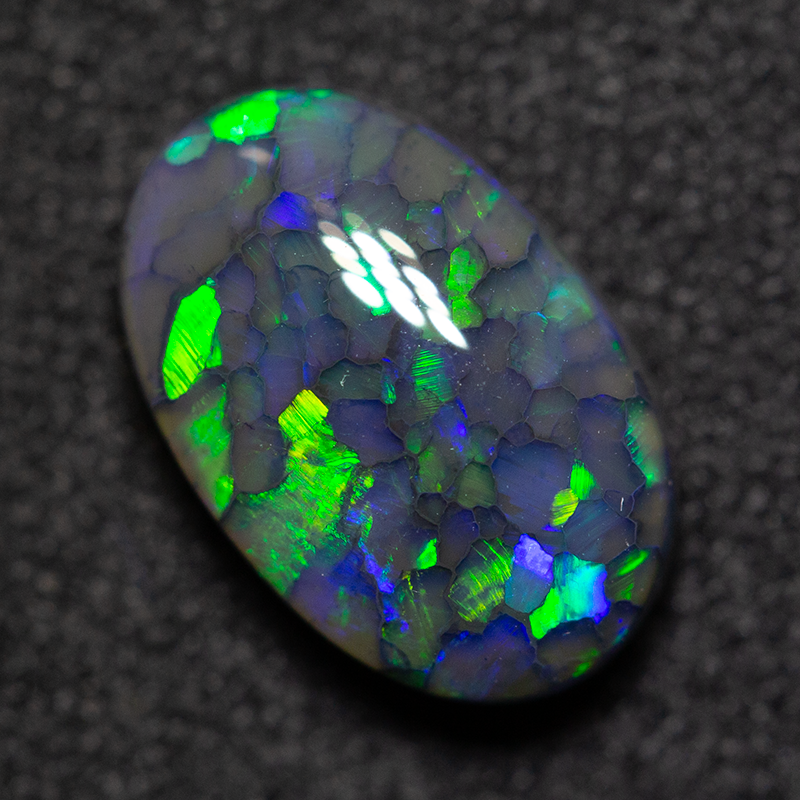 1.75 ct black opal 10.3x6.7x4.1mm