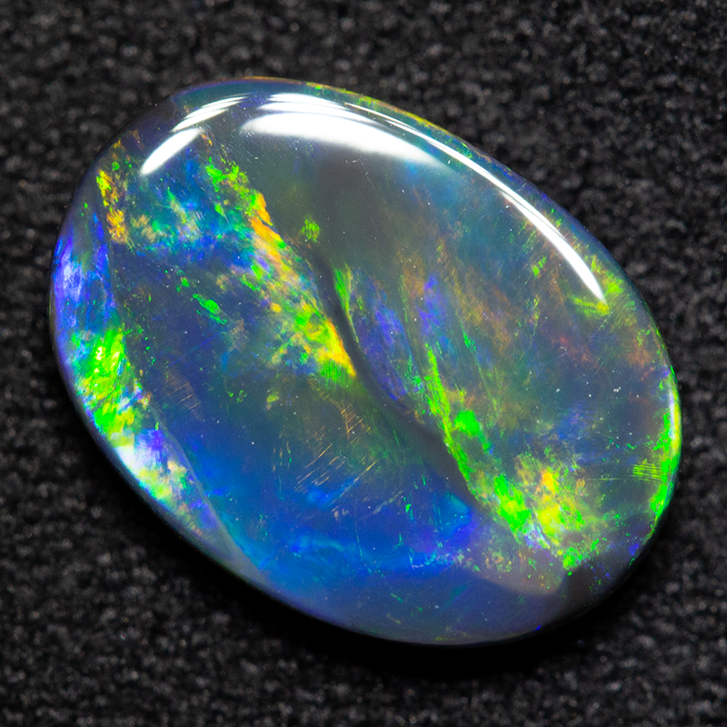1.79 ct black opal 11.2x8.2x2.7mm