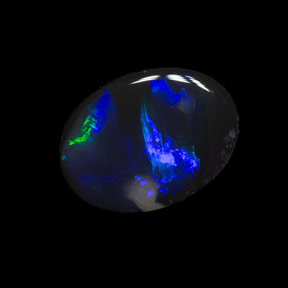 1.82 ct black opal 12.6x9.3x2.3mm