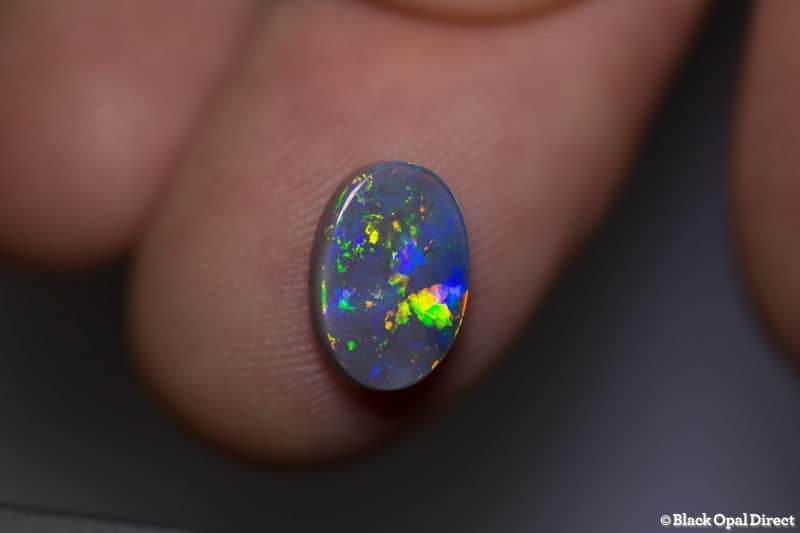 1.86 ct dark opal 10.5x7x3mm