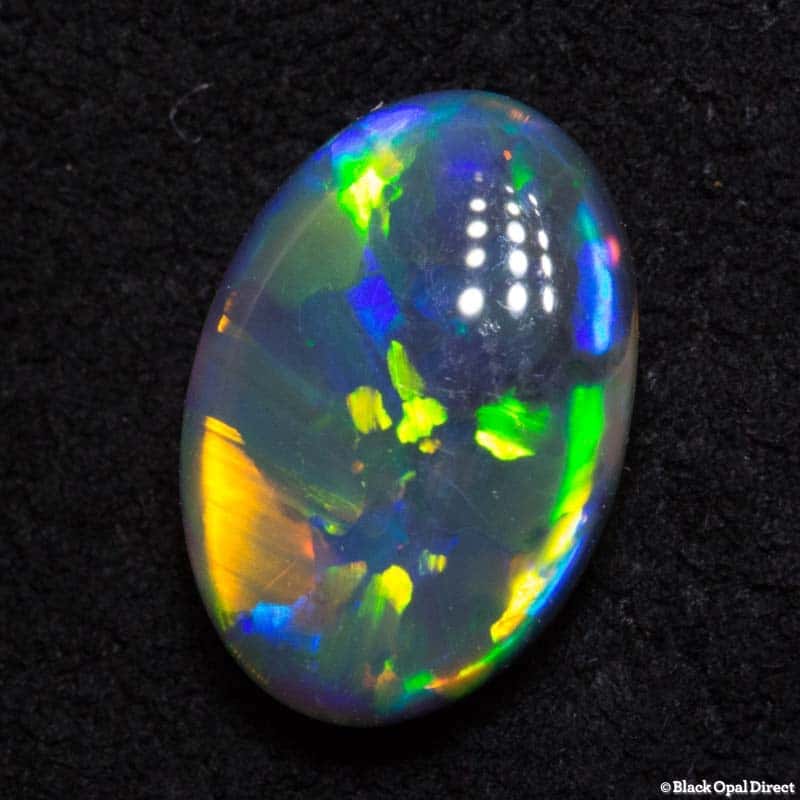 1.89 ct gem black opal 10.4x7x3.6mm