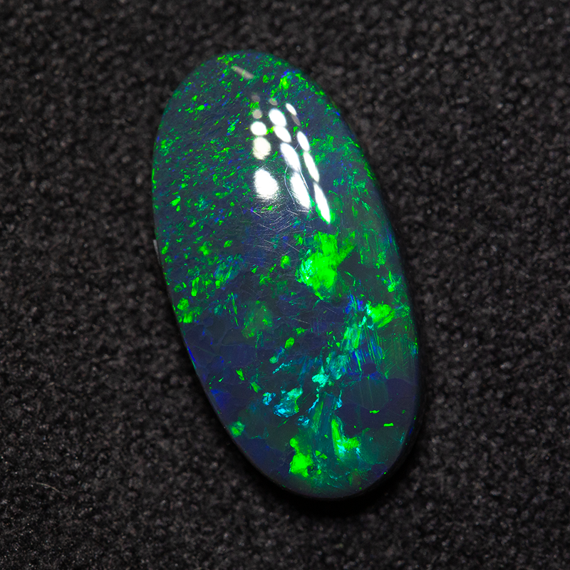 1.90 ct black opal 13.4x6.9x3mm