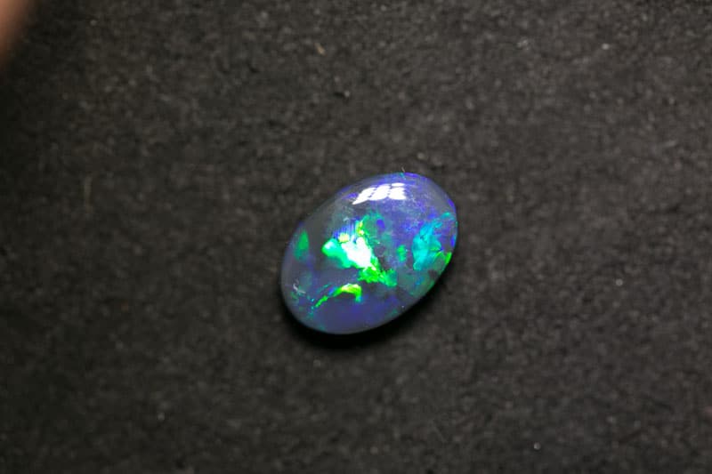 1.90 ct black opal 10x7x4mm
