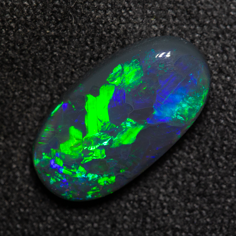 1.91 ct black opal 12.5x6.8x3.6mm