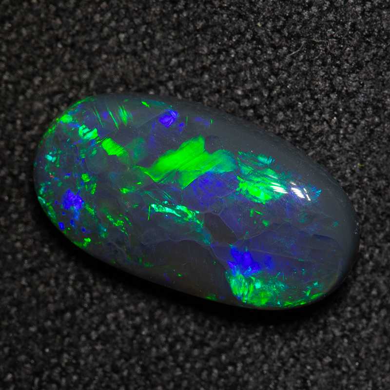 1.91 ct black opal 12.5x6.8x3.6mm