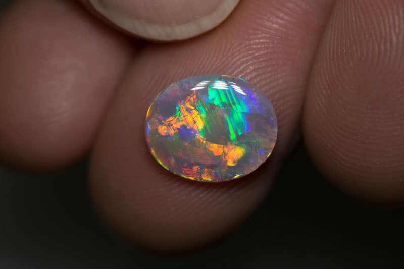1.91 ct gem crystal opal 12x10x2mm