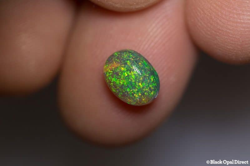 1.91 ct dark crystal opal 8.5x6.5x5mm