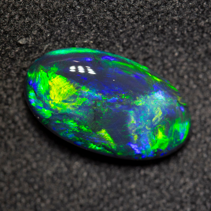 1.92 ct black opal 11.9x6.7x3.7mm