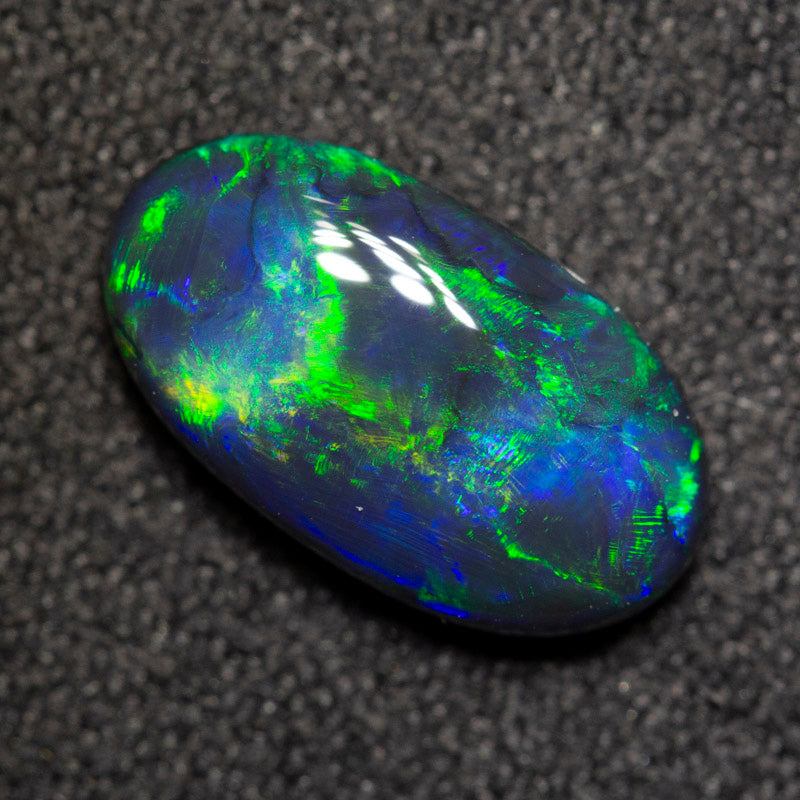 1.92 ct black opal 11.9x6.7x3.7mm
