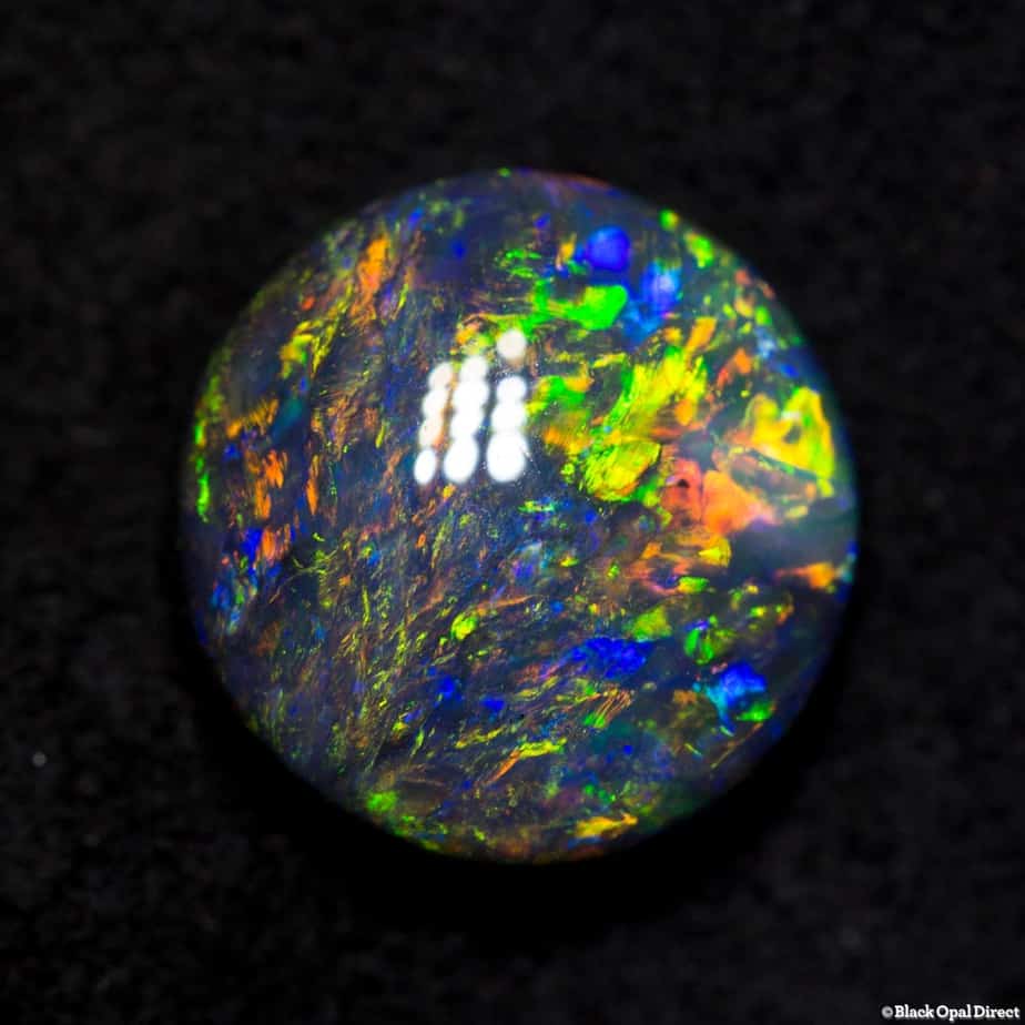 1.92 ct black opal 9x9x4mm