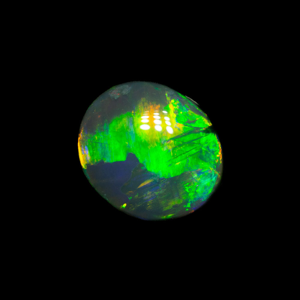 1.93 ct gem black opal 8.3x7.3x4.8mm