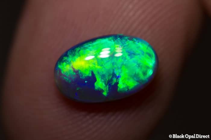 1.93 ct black opal gem 11x7x4mm