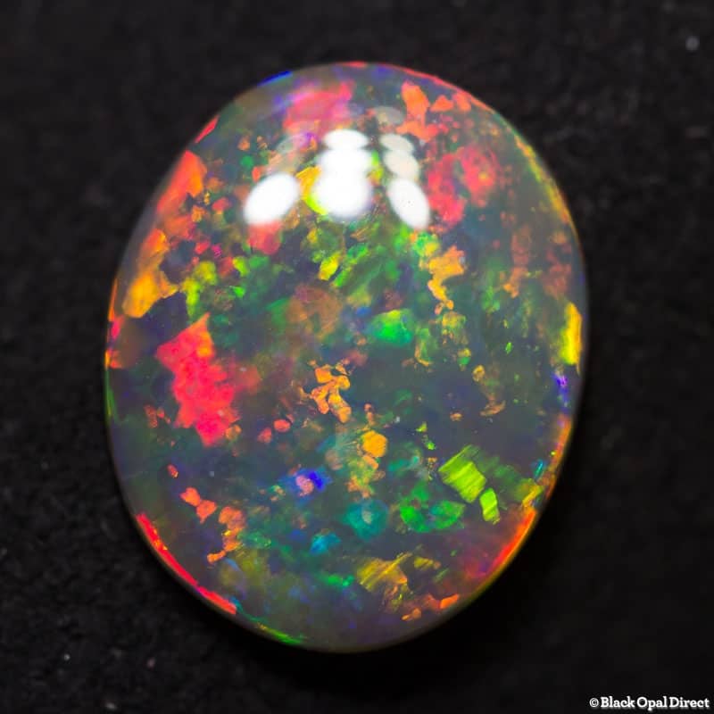 1.93 ct semi black opal 12x9.5x2mm