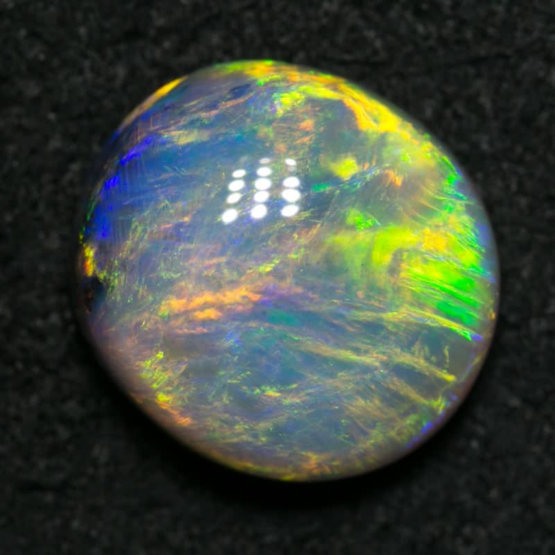 1.94 ct dark opal 9x8.5x4mm