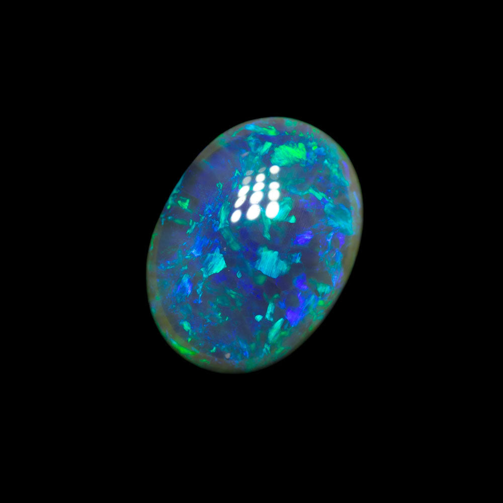 1.99 ct dark crystal opal 10.2x7.6x4.2mm