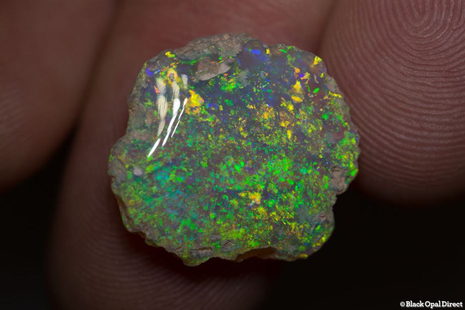 10.06 ct roughly polished crystal opal Nobby 20x16x6mm