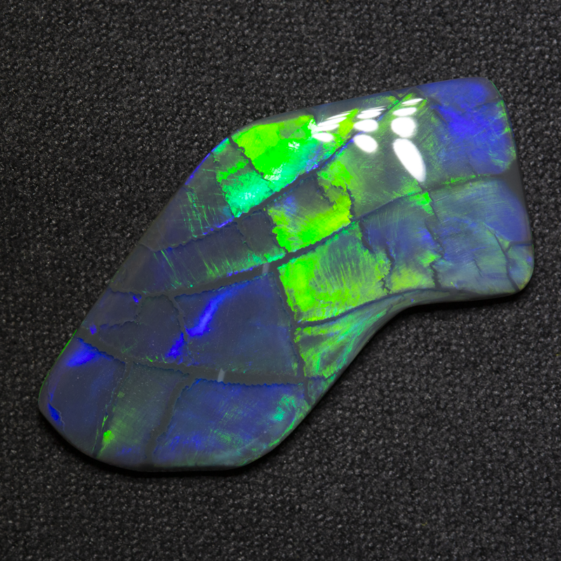 10.30 ct gem black opal 29x18x3.6mm