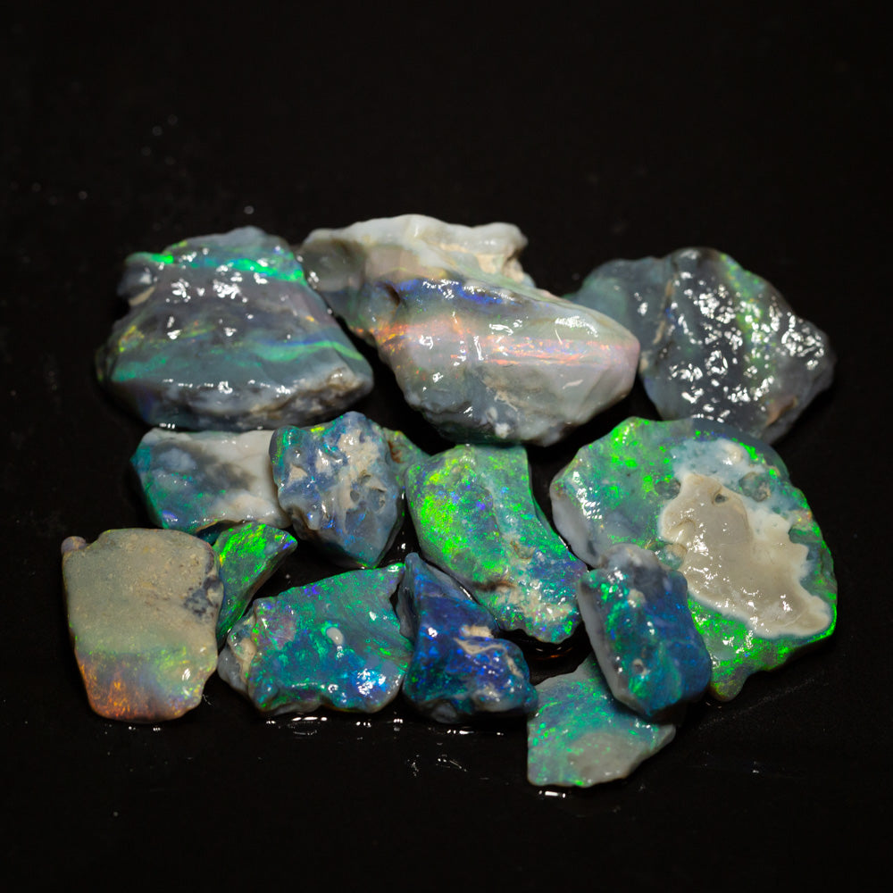 101 ct rough opal parcel 13pc