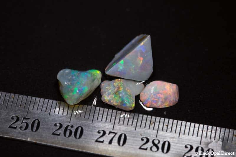 11.29 ct rough opal parcel 4 pieces