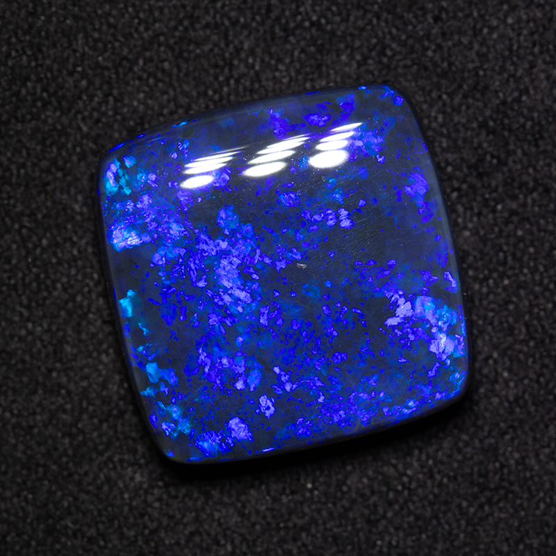11.95 ct black opal 16x15.8x6mm