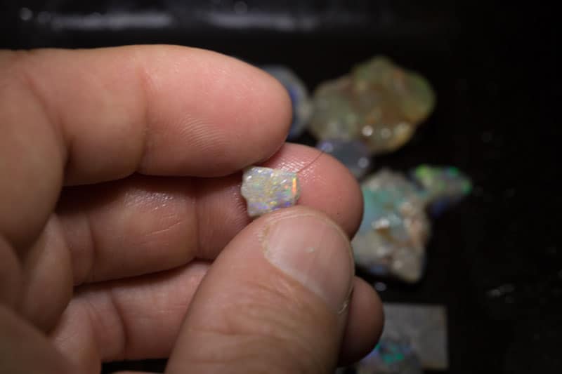 112 ct rough opal parcel 19 pieces