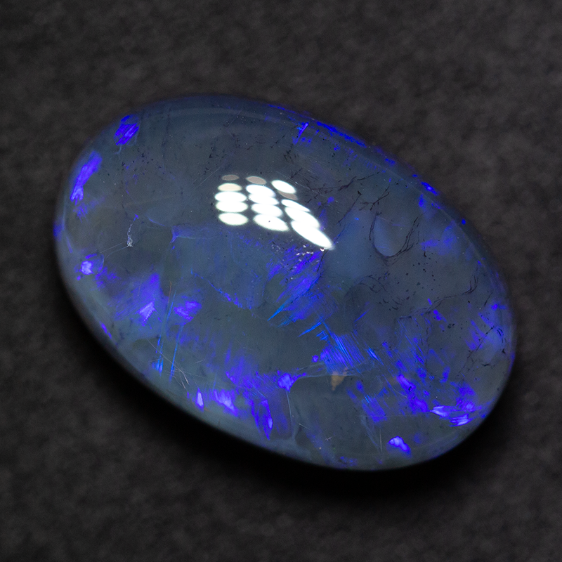 12.02 ct black opal 17.2x11.6x9.2mm