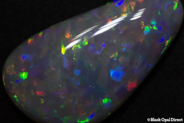 12.26 ct double sided light opal 26x15x5mm