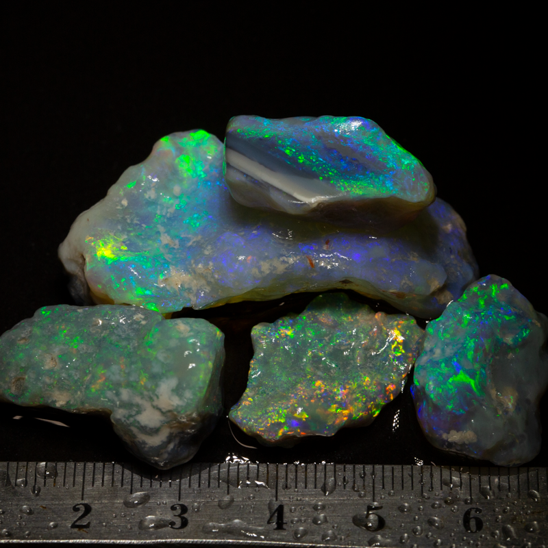 123 ct rough opal parcel 5pc