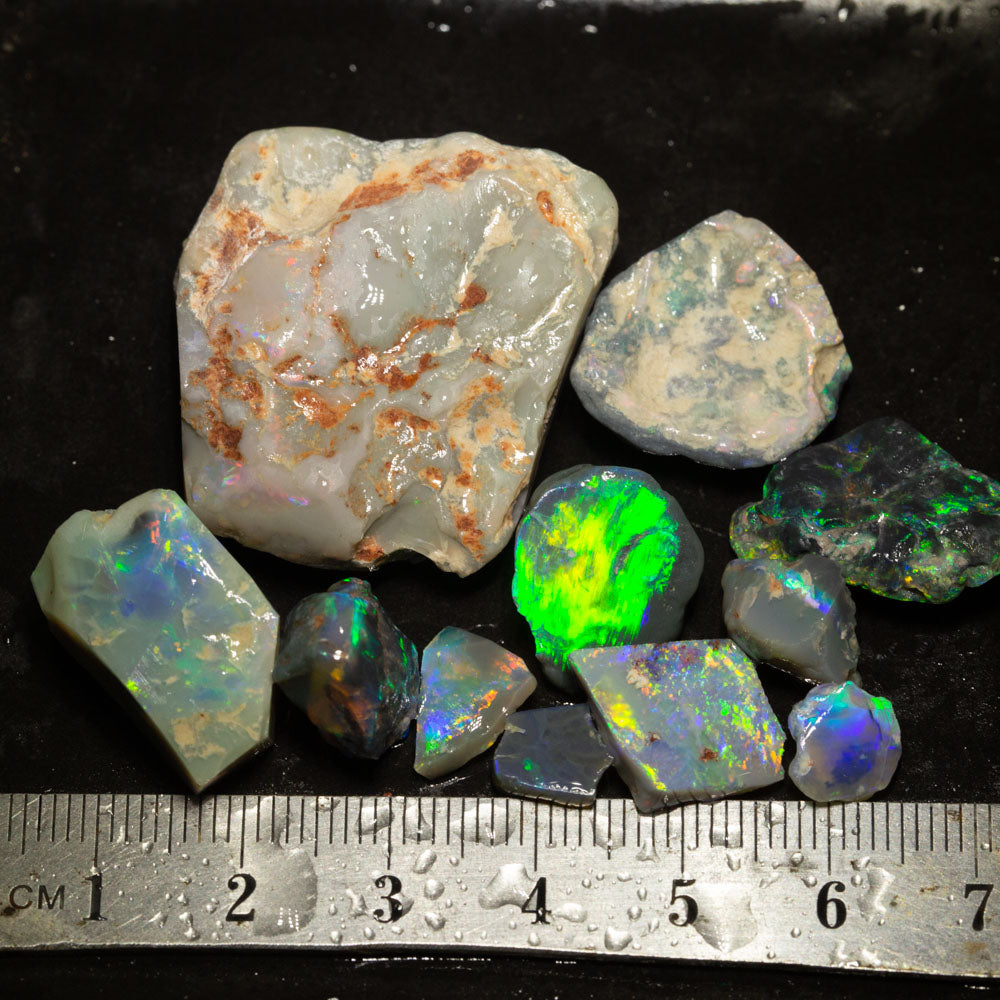 126 ct rough opal parcel 11pc