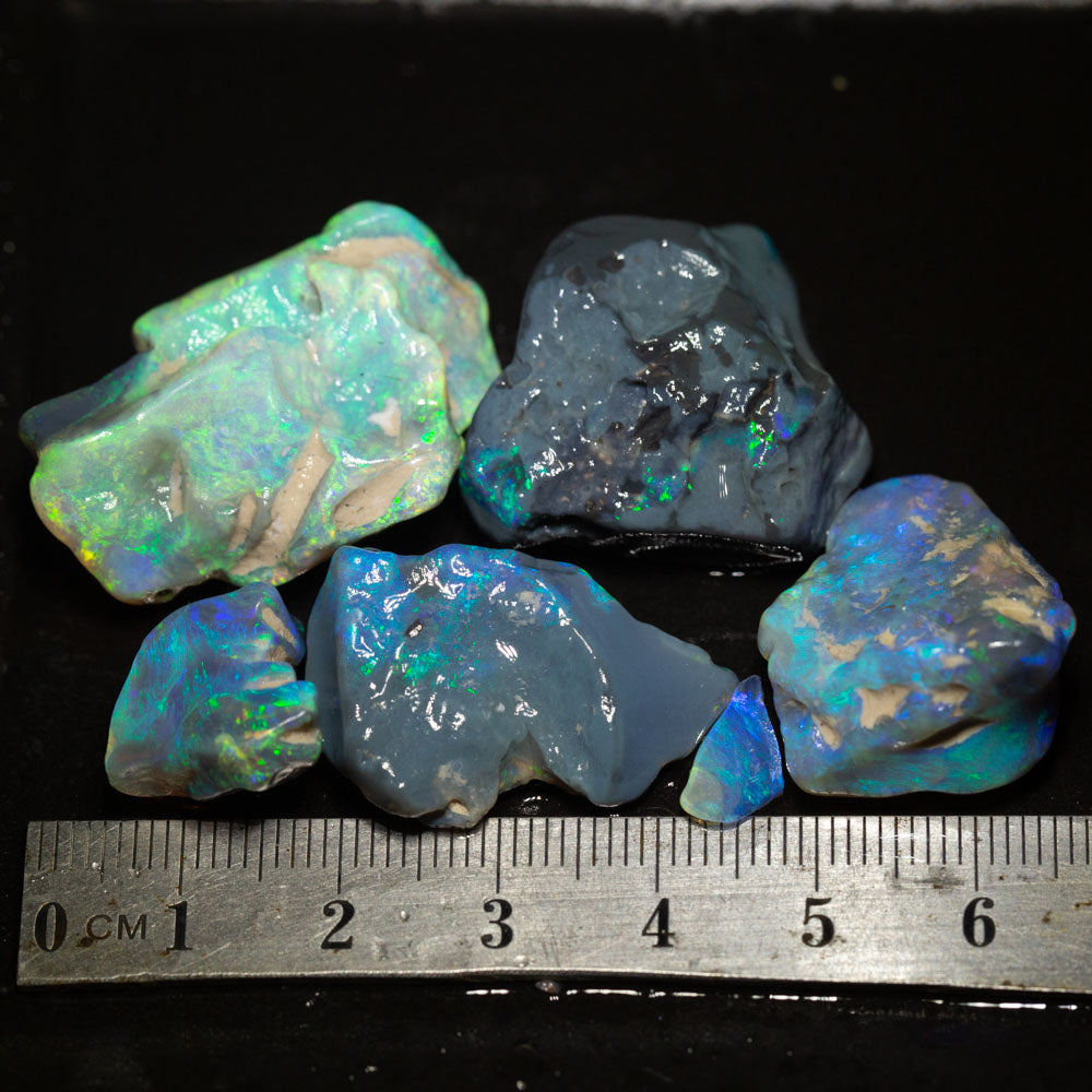 126 ct rough opal parcel 5pc