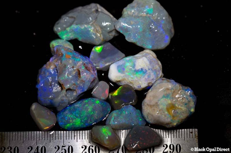 128 ct rough opal parcel 14 pieces