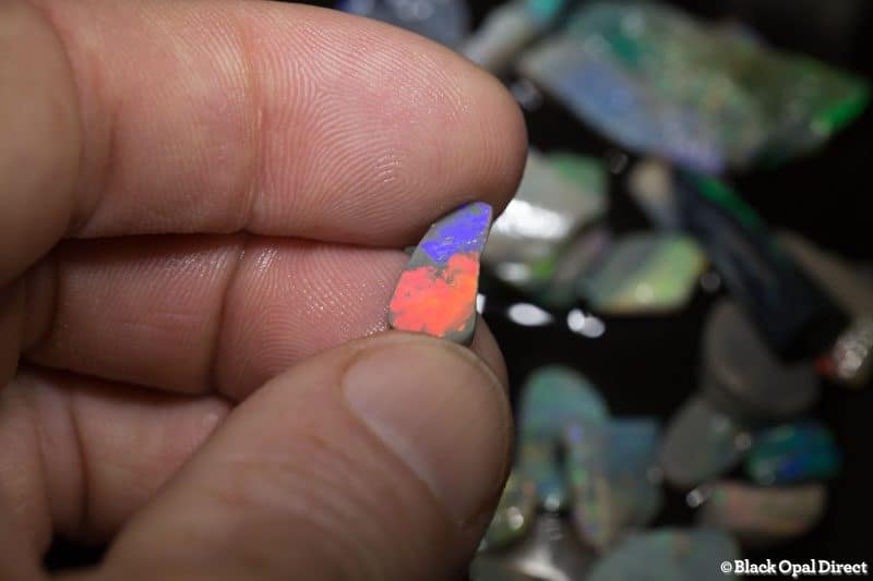 129 ct rough and rubbed opal parcel for intermediate opal cutters