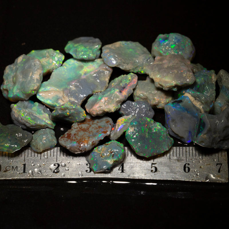 130 ct rough opal parcel 23pc