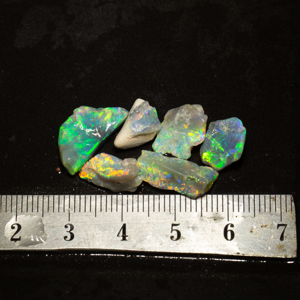 15 ct rough opal parcel 6pc