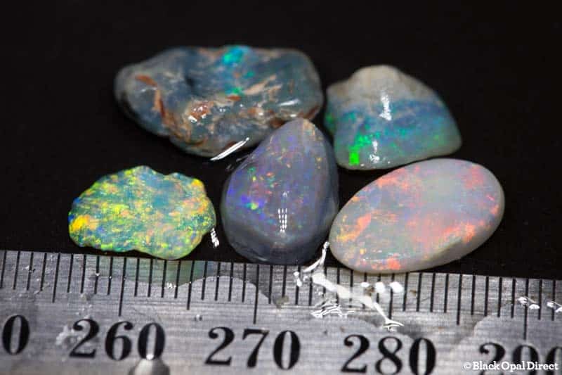15.06 ct rough opal parcel 5 pieces