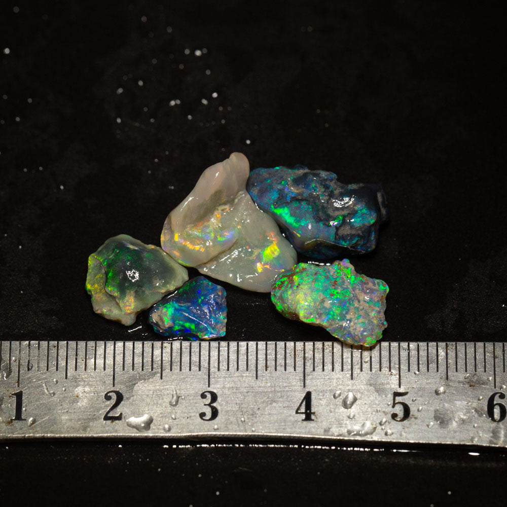 15 ct rough opal parcel 5pc